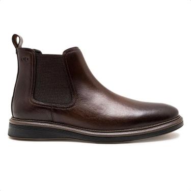 Imagem de Bota de Couro Democrata Masculina Metropolitan James Hi-Soft 32 Cano Curto 298103