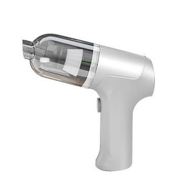 Imagem de SZITW Aspirador de mão sem fio, mini aspirador de pó de alta potência de 60 W com diferentes bicos, escovas, portátil, recarregável, úmido e se para casa, carro, escritório