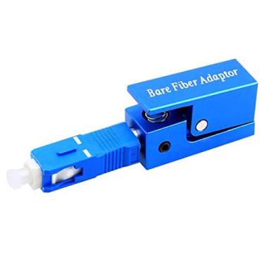 Imagem de Adaptador de fibra desencapada SC Conector rápido óptico de fibra quadrada para rack de servidor FTTH CATV Patch Panel, adaptador de fibra nua