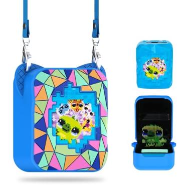 Imagem de Silicone Cover Case for Bitzee Magicals Interactive Toy, Silicone Protective Cover for Bitzee Virtual Electronic Pets, Digital Pet Accessories for Bitzee with Lanyard, Blue (Case Only)