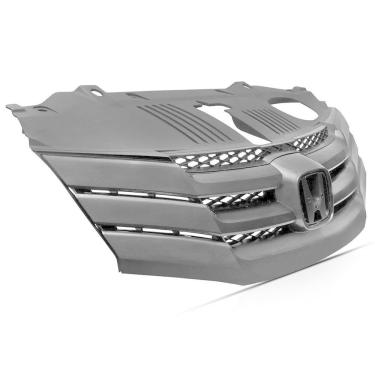 Imagem de Grade Dianteira Honda City 2009/2012 Preta C/Friso Grafite