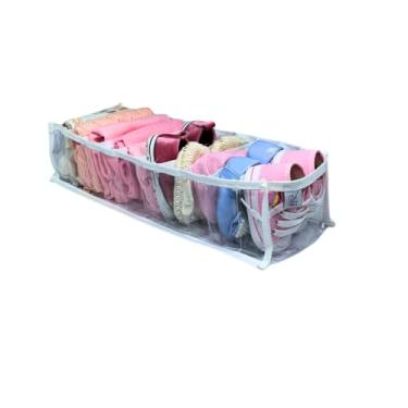 Imagem de 1 Colmeia Organizadora Para Cueca Box Roupa de Bebê Roupa de Recém Nascido Blusinhas de Academia - P2 40x15x10 - Pvc Cristal Grosso e Resistente Acabamento Reforçado