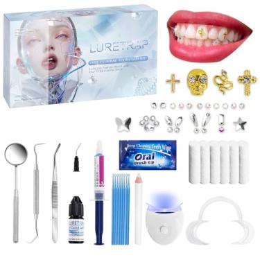 Imagem de Luretrap Kit de pedras estéticas Y2K | 30 peças de cristal premium | Coleção Insta-Worthy Sparkle | Acessórios de moda dignos de matar | Conjunto de doces de dente de luxo para iniciantes
