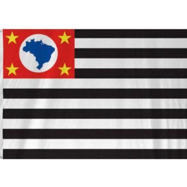 Imagem de Bandeira Estado São Paulo SP 1,50x0,90 Poliéster Importado - WCAN