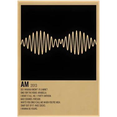 Imagem de Poster da Arte Arctic Monkeys - Pintura em Tela sem Moldura para Decor