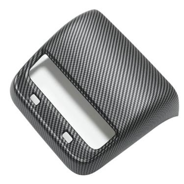 Imagem de STAMOO Tampa de saída de saída de ar traseira para Tesla Model 3/Y 2016-2023 (não aplicável ao modelo 3 Highland) Capa de saída de ar traseira traseira traseira acessórios de carro (fibra de carbono