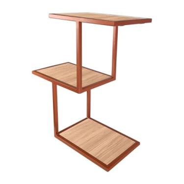 Imagem de Prateleira Nicho Para Decoração de Sala Quarto Canyon - Cobre/jade