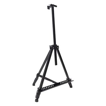 Imagem de Stand de Cavalete de Ferro Profime Dobrável Estrutura Triangular Easel Arte Estável Para Pintura Piso Mesa Exibir Stan Stan Easelabletop EaselPainting ET Para Mais Facilidade