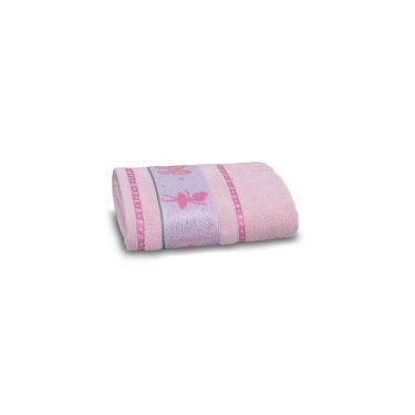 Imagem de Toalha Lavabo Infantil Soft Kids 100% Algodão 32x45cm Appel Rosa Fita - Bailarina