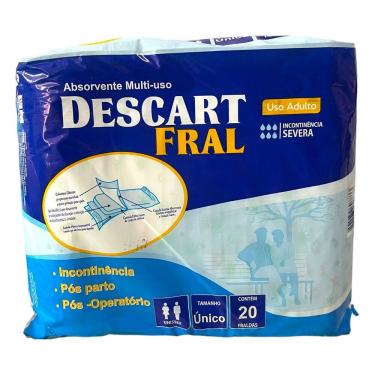 Imagem de Absorvente Descart Fral Adulto C/20 Un