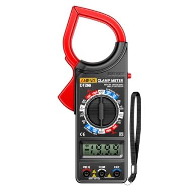 Imagem de MUNEFE DIGITAL CLAMP METER Multímetro Testador, Digital True RMS Profissional Cramp Meter, testador de tensão atual com tela LCD para teste (Röd)