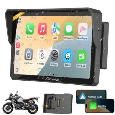 Imagem de Ecrã Carplay para motocicleta Carpuride W702B PRO 7" BMW