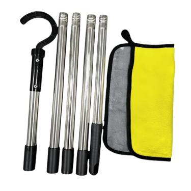 Imagem de Ioensy Gancho para aspirador de pó robótico de piscina, resistente, substituição para quintal, fácil de usar e manutenção, acessórios práticos, gancho para, 5 Seções