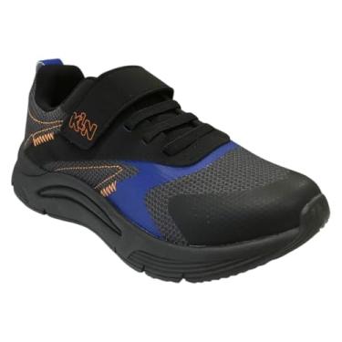Imagem de Klin, Tênis Esportivo Menino Klin New Sport Kids Preto/Azul 480069 Tamanho:32;Cor:Preto