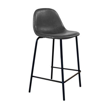 Imagem de Banqueta Base Baixa Tania Rivatti Móveis Preto