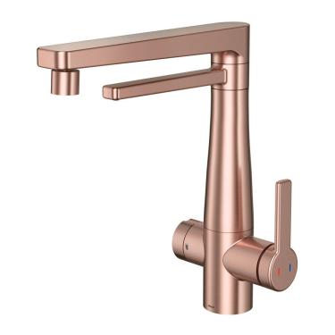 Imagem de Torneira Misturador Monocomando Nova Docol Vitalis 1579669 Com Filtro De Bancada Cobre Escovado