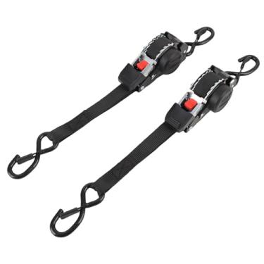 Imagem de Pssopp 2pcs 1 Polegada X 10ft 1760 Libras Placas de Catraca de Plástico Com Gancho S, Amarrar Tira Definida para o Trailer de Carga de Caminhão Motocicleta