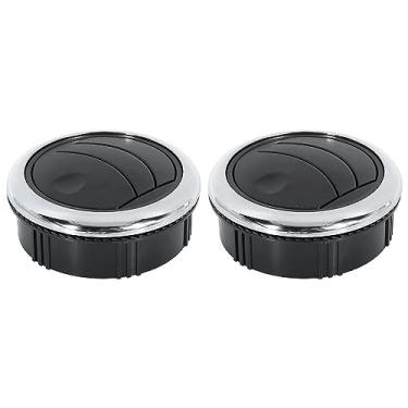 Imagem de X AUTOHAUX Saída de defletor de ar condicionado com 2 peças estilo puxador universal para iate de ônibus RV