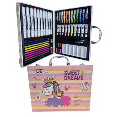 Imagem de Kit Conjunto Caneta 53 Peças Pintura Bobbie Estilo Touch