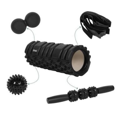 Imagem de Zenai - Kit Rolo De Liberação Miofascial Massagem 5 Em 1, Rollo de mas