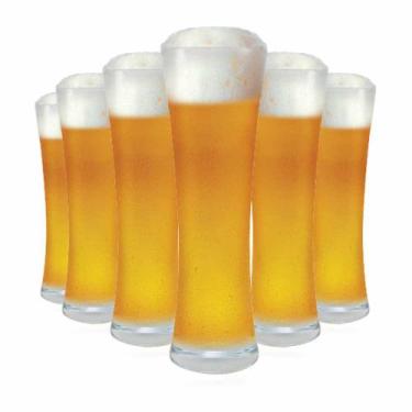 Imagem de Jogo de Copos de Cristal Blanc G Para Cerveja 650ml 6 Pcs Ruvolo - Rit