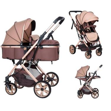 Imagem de Carrinho de bebê PEARLOVE Carrinho de bebê dobrável para recém-nascido