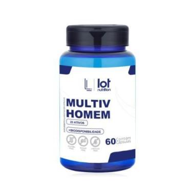 Imagem de Multivitamínico Homem 60 cápsulas Vitalidade Força Completa - LOT NUTR