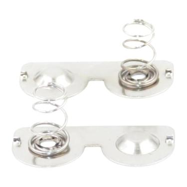 Imagem de YsXoWiui 20 peças de placas de mola de bateria AA, placas de contatos de metal, substituição de de conversão negativa positiva para brinquedos de controle