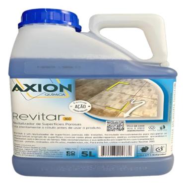 Imagem de Limpa Pedras e Pisos Axion Revitar 360, Revitalizador de Superfícies Porosas, 5L, Fórmula de Ação Instantânea