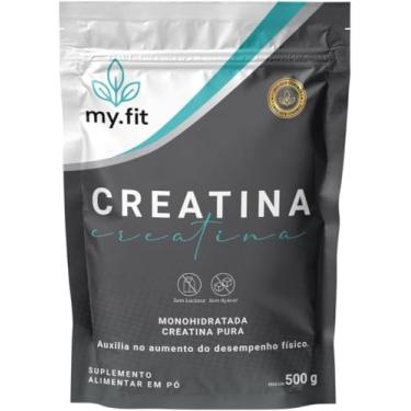 Imagem de Creatina 100% Pura - Monohidratada com Laudo - Embalagem Econômica, Refil 500g