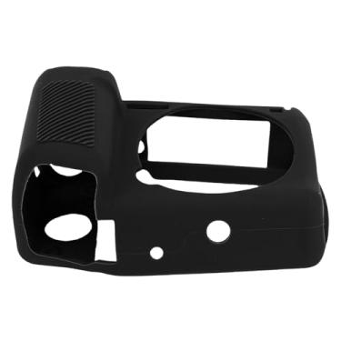 Imagem de Acouto Capa de Capa de Câmera de Silicone Sleeve para ZVE10 M2 Câmera Protetora Puxa de Pele Macia Com Recortes Precisos para Acesso à Tela da Lente da Bateria (BLACK)