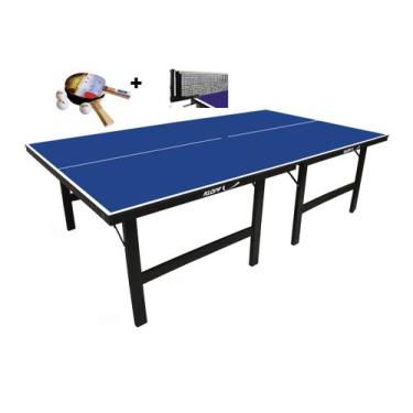 Imagem de MESA DE PING PONG MDP 18mm Klopf 1002 + KIT raquetes e Bolinhas Klopf 