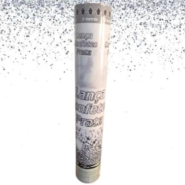 Imagem de Lança Confete 30 cm Prata , Dourada ,Euro , Dólar , Coração e Colorido