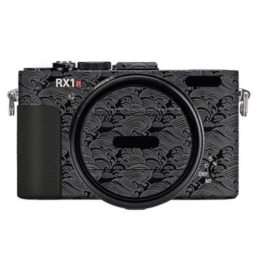 Imagem de RX1RM2 Película adesiva antirriscos para câmera mirrorless para Sony RX1R Mark II vinil envoltório protetor de corpo adesivo protetor (onda preta)