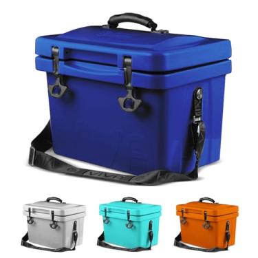 Imagem de Cubix Outdoors Caixa de gelo portátil portátil Viva 14QT | todos os dias, praia, esportes, reuniões, mercearias/mercado (azul azure)