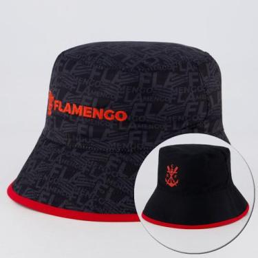 Imagem de Bucket Flamengo Dupla Face Preto - Supercap, Único