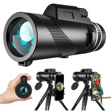 Imagem de Telescópio monocular Physiophyx 80x100 de alta potência com adaptador