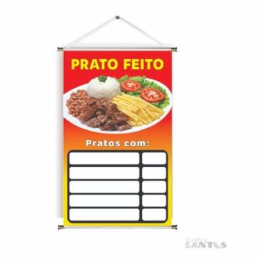 Imagem de Banner pronto Prato Feito BA 336 medida 45x70 cm arte pronta