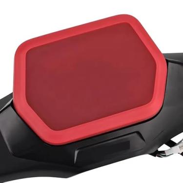 Imagem de YUYUEMI Zt3 Capa para monitor de e-bike para Ninebot Zt3/Zt3 Pro capa de instrumento E-Bike painel à prova d'água Zt3 Pro capa protetora de tela (vermelha)