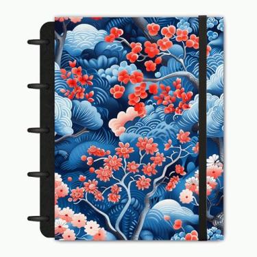 Imagem de Caderno de Disco Sakura 160 pgs 90g Capa Dura 6 Divisórias Inteligente Pequeno A6~11 cm x 15 cm Achala