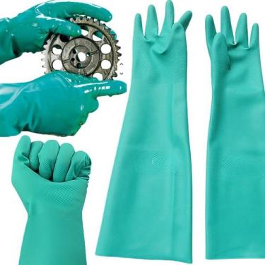 Imagem de Luva Nitrílica hospitalar, solventes, resíduos, cortes, aviação - Imba