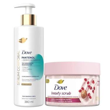 Imagem de Kit Dove Sabonete Esfoliante Beauty Scrub Romã + Sérum Corporal Panten