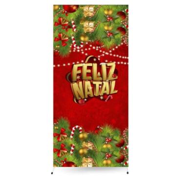 Imagem de Painel Romano Lateral 0,90mx 2,20m Veste Facil Natal (PLNAT0045)