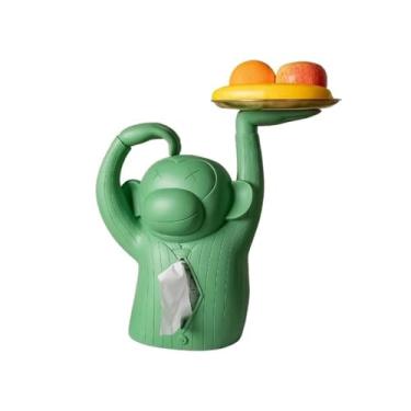 Imagem de Dispensador de guardanapos, porta-lenços multifuncional, dispensador de caixa de lenços para casa, sala de estar, mesa de café, prateleira de armazenamento perfeita para mesas de bancada, suporte de