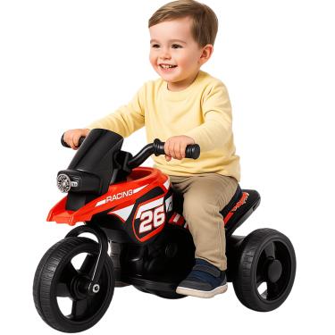 Imagem de Moto Elétrica Infantil Bang Toys Neon Sprint Vermelho 6V