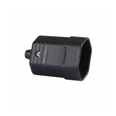 Imagem de Tomada 2 Pinos 10A Fêmea TMD1 Preto Margirius