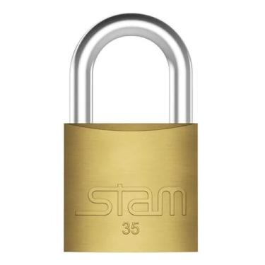 Imagem de Cadeado Stam 35mm Latonado