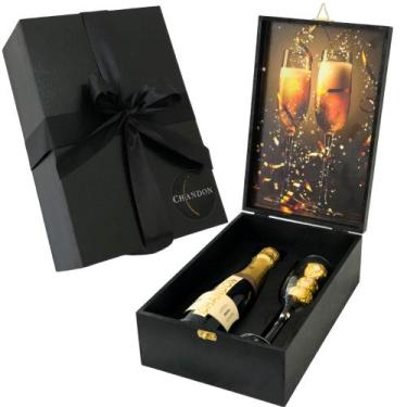 Imagem de Box Espumante Chandon 375ml + Taça Vidro + Bombom Ferrero - THE DRINK 