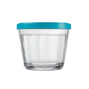 Imagem de Pote Vidro Americano C/Tampa Cores Cereal Bolacha 150ml 1Un - NADIR FI