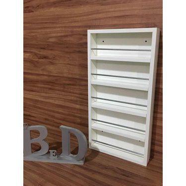 Imagem de Kit Manicure 4 Peças Mesa, Expositor, Prateleira E Nicho Mdf - B&D Art